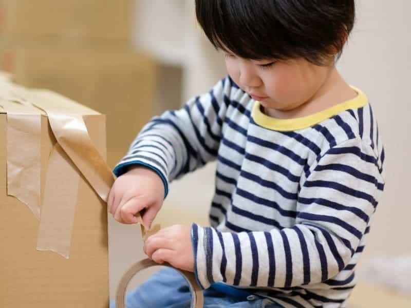 déménagement avec enfants