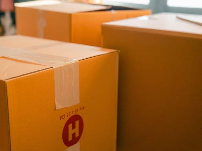 Déménagement Liège - boîtes de déménagement