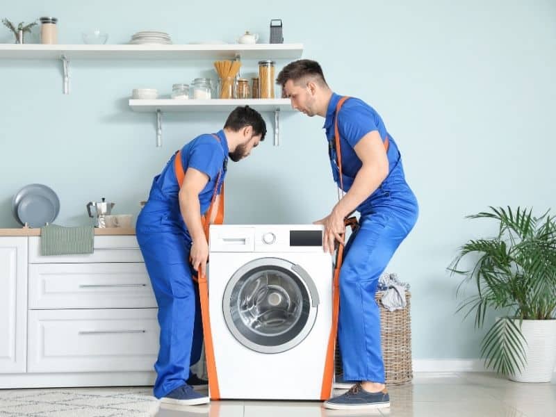 Déménagement d'un lave-linge