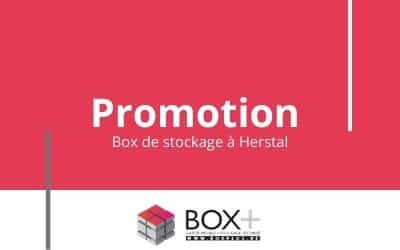 PROMO sur les boxs de stockage en mai